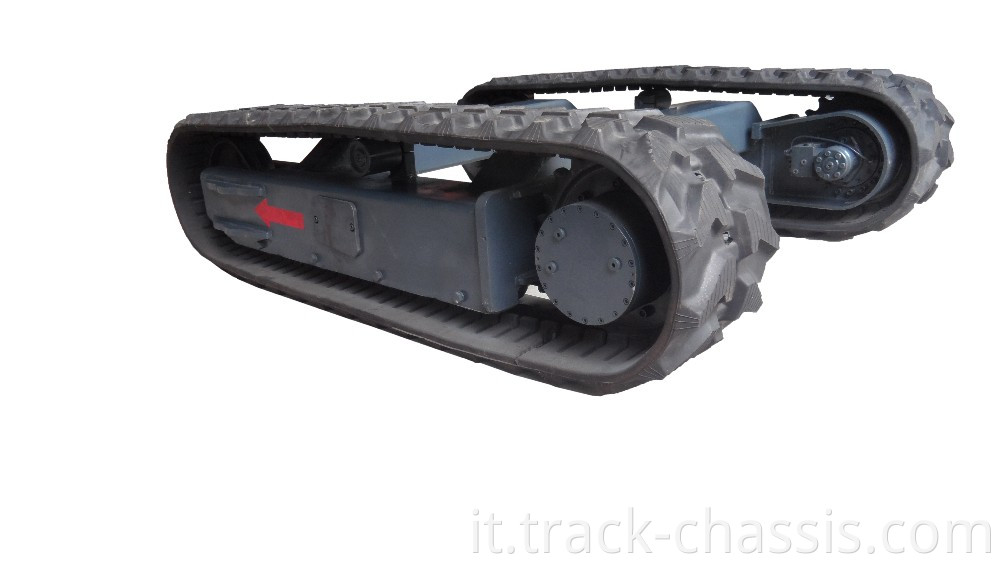 Traccia del crawler di gomma Rubber Crawler Track